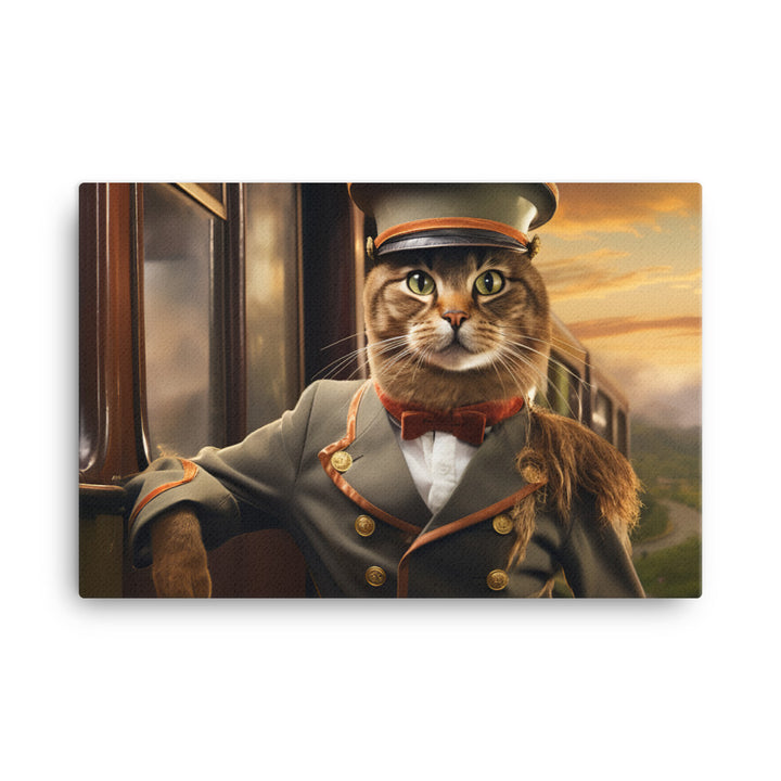 Abyssinian Transit Operator Canvas - PosterfyAI.com