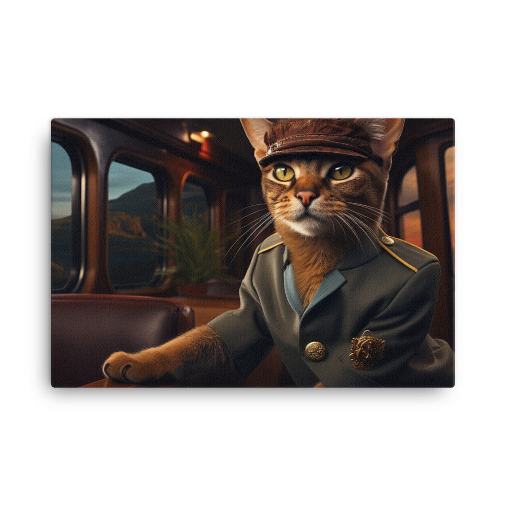 Abyssinian Transit Operator Canvas - PosterfyAI.com