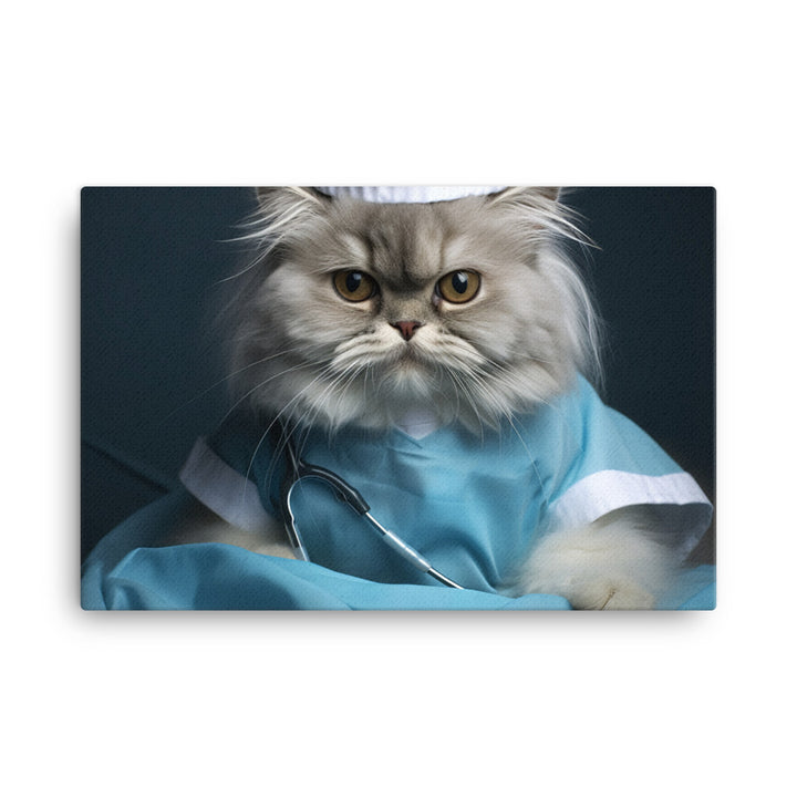 Persian Nurse Canvas - PosterfyAI.com