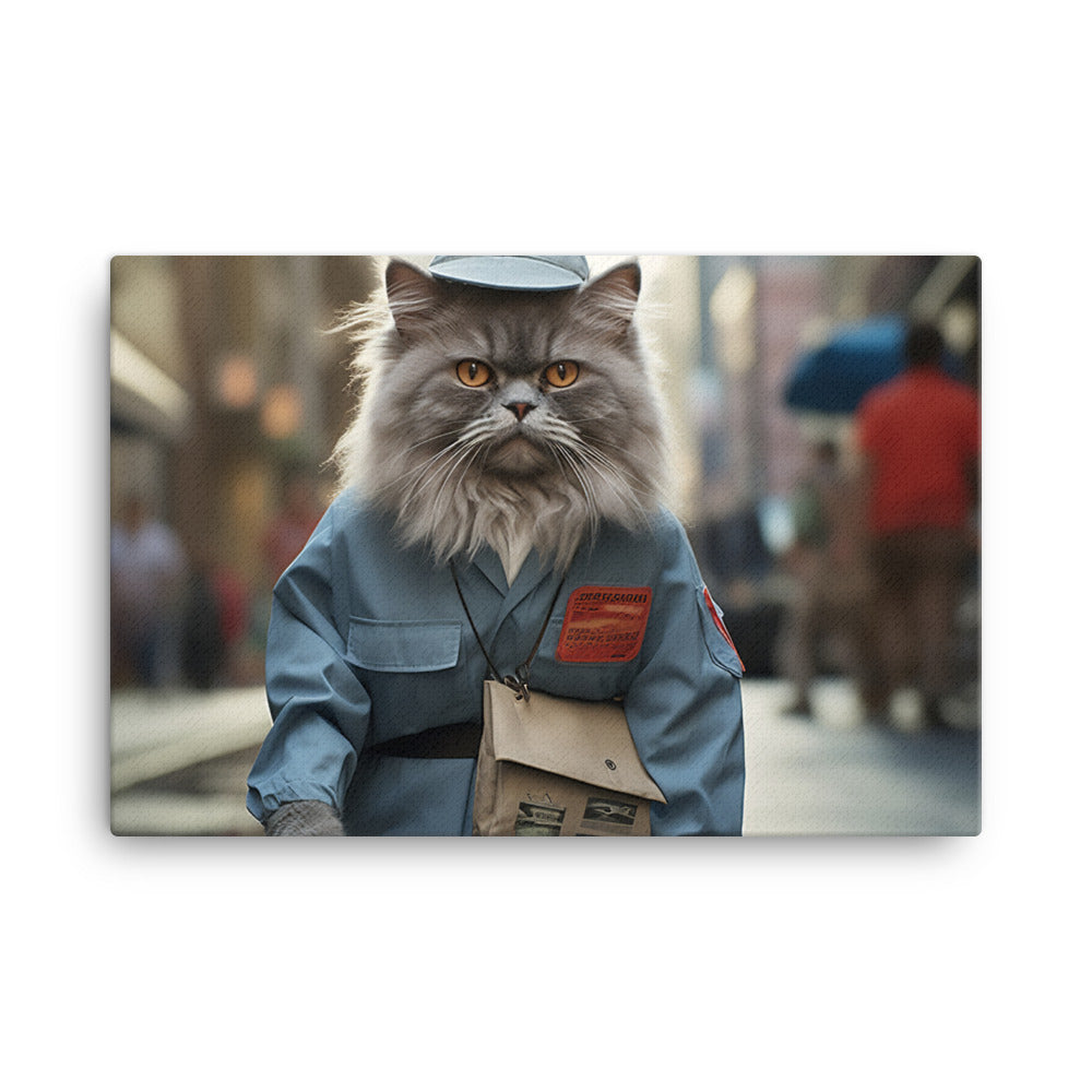 Persian Mail Carrier Canvas - PosterfyAI.com