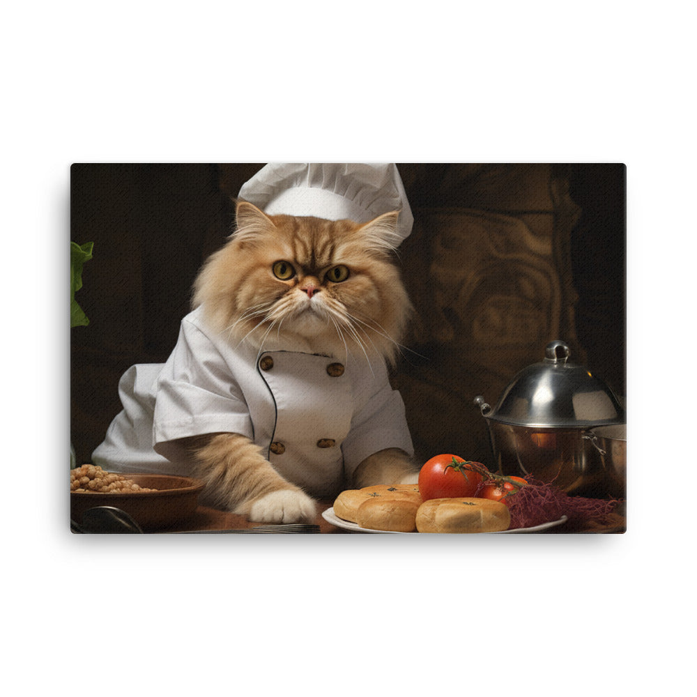 Persian Chef Canvas - PosterfyAI.com