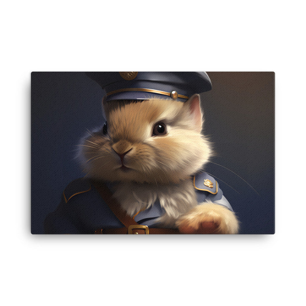 Lionhead Security Officer Canvas - PosterfyAI.com