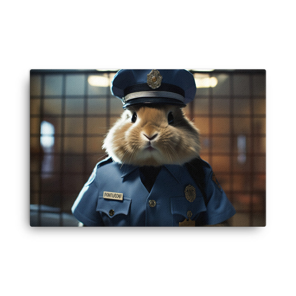 Lionhead Prison Officer Canvas - PosterfyAI.com