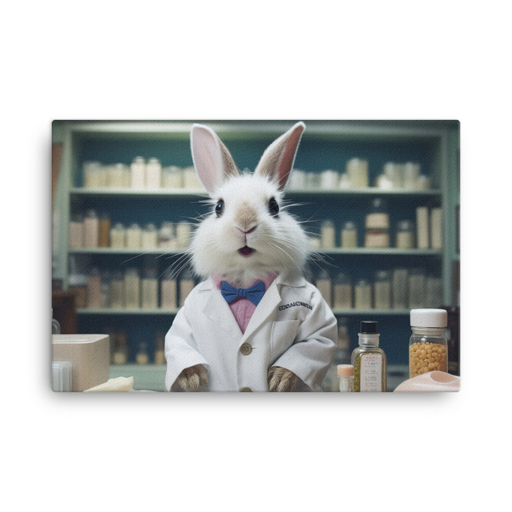 Lionhead Pharmacist Canvas - PosterfyAI.com