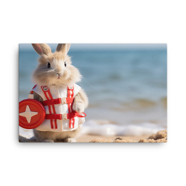 Lionhead Lifeguard Canvas - PosterfyAI.com