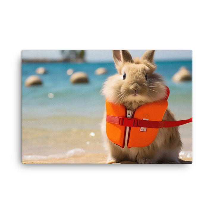 Lionhead Lifeguard Canvas - PosterfyAI.com