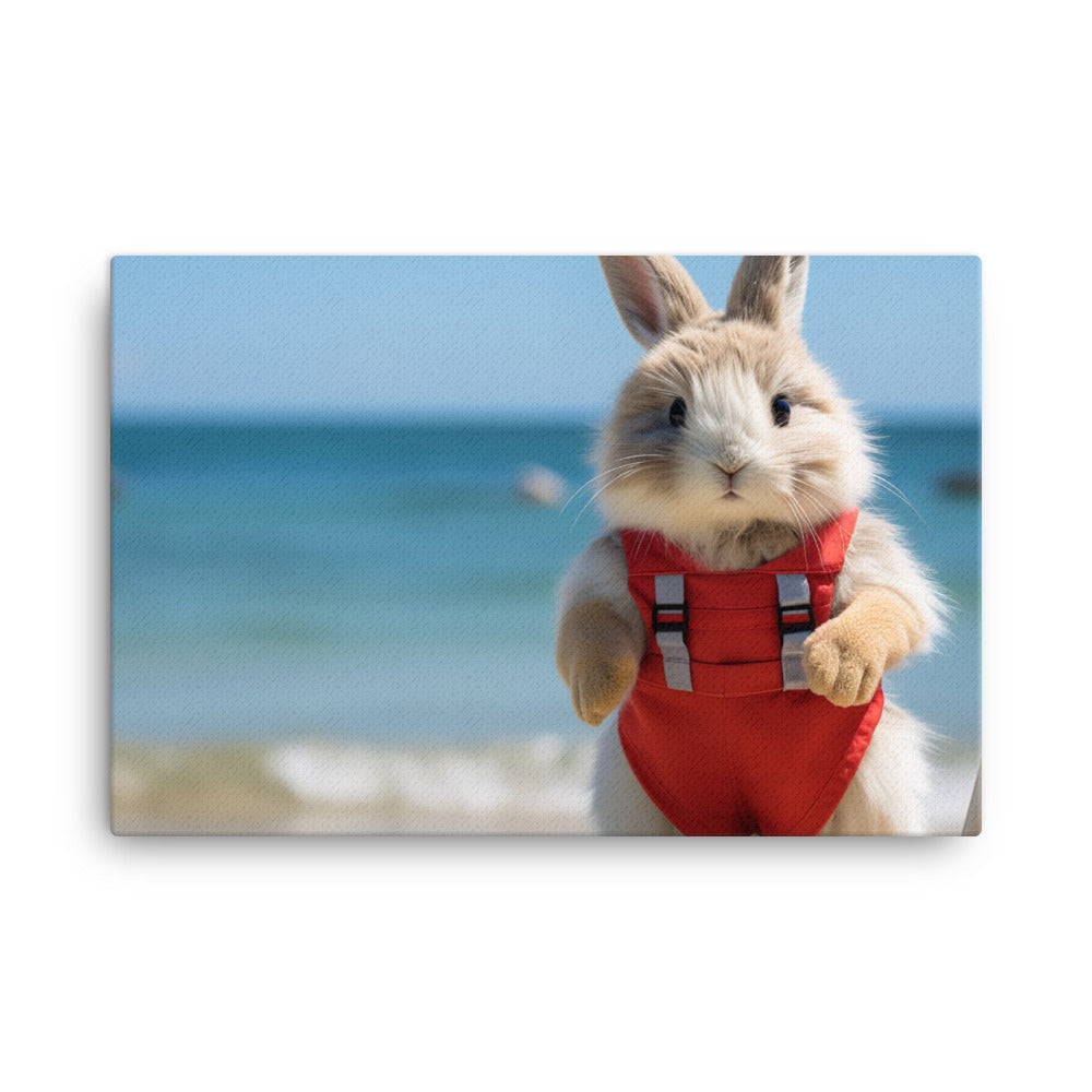 Lionhead Lifeguard Canvas - PosterfyAI.com