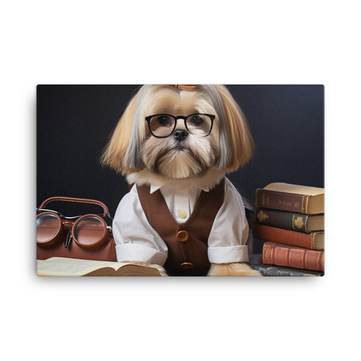 Lhasa Apso Student Canvas - PosterfyAI.com