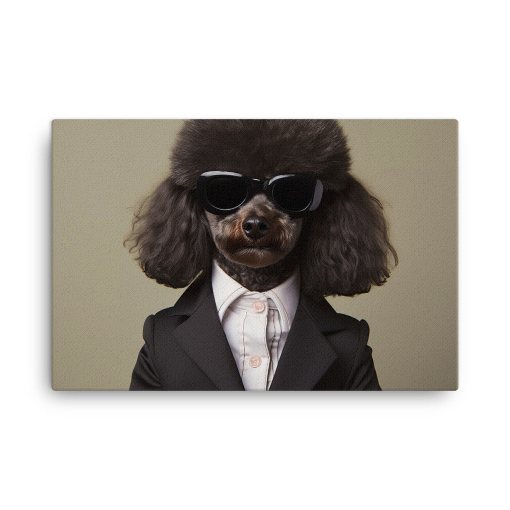 Poodle Sales Consultant Canvas - PosterfyAI.com