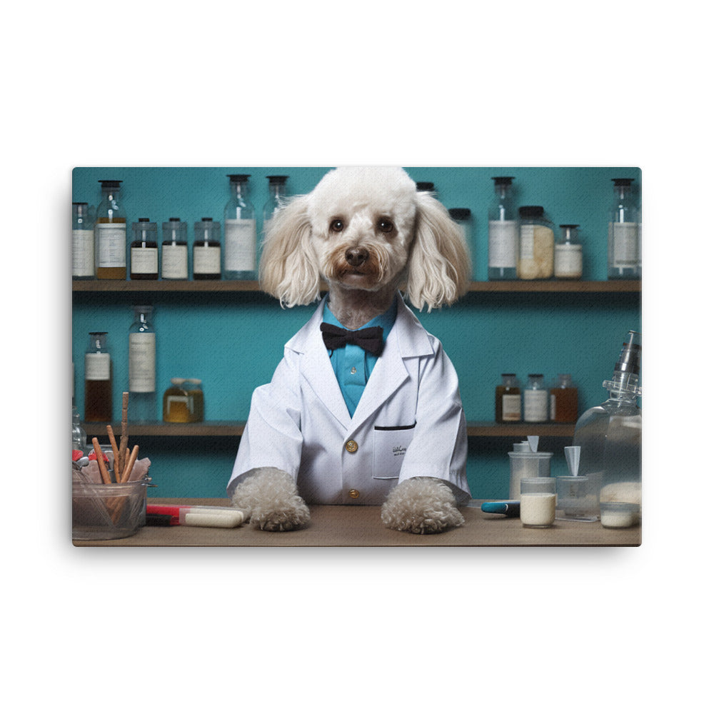 Poodle Pharmacist Canvas - PosterfyAI.com