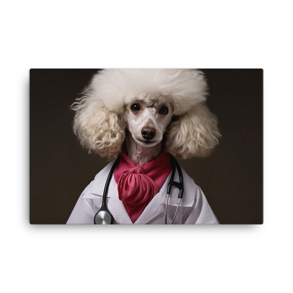 Poodle Nurse Canvas - PosterfyAI.com