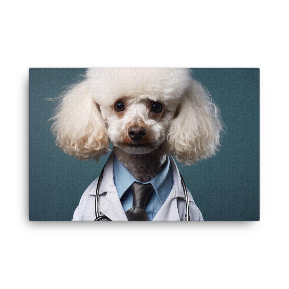 Poodle Doctor Canvas - PosterfyAI.com