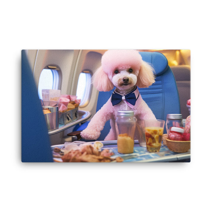 Poodle Cabin Crew Canvas - PosterfyAI.com