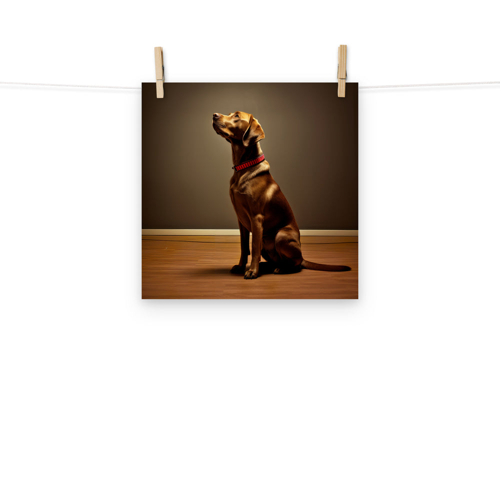 Labrador Retriever Photo paper poster - PosterfyAI.com