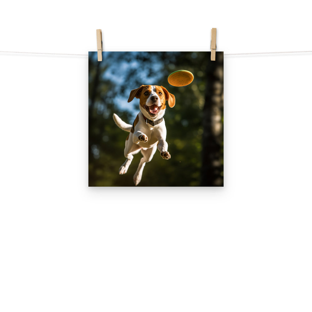 Beagle Photo paper poster - PosterfyAI.com