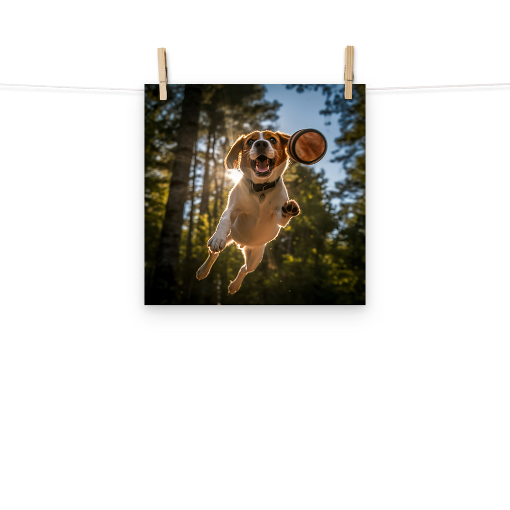 Beagle Photo paper poster - PosterfyAI.com