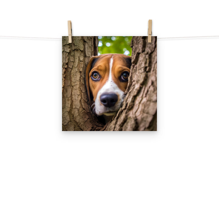 Beagle Photo paper poster - PosterfyAI.com