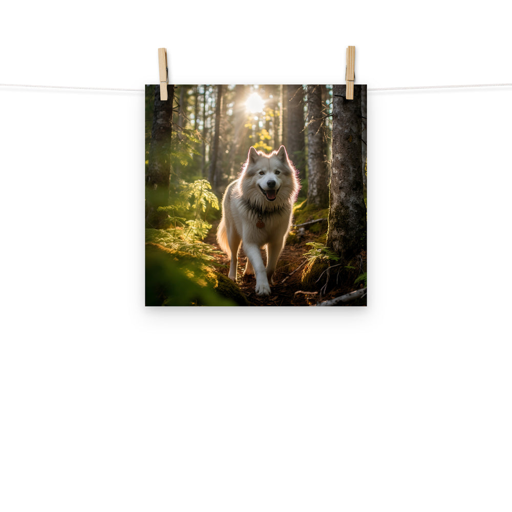 Alaskan Malamute Photo paper poster - PosterfyAI.com