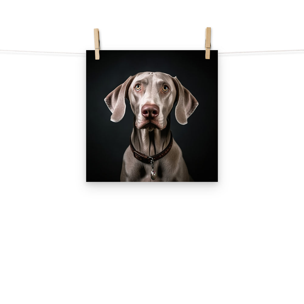 Weimaraner Photo paper poster - PosterfyAI.com