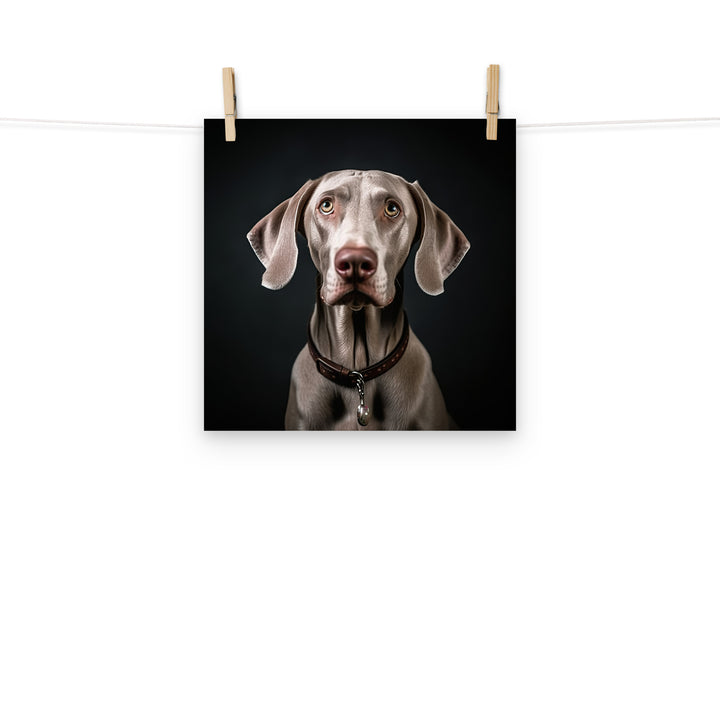 Weimaraner Photo paper poster - PosterfyAI.com