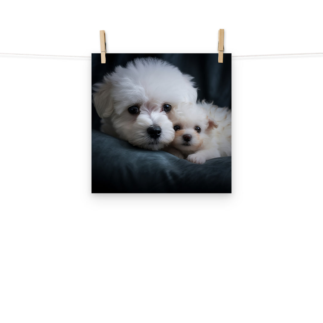 Bichon Frise Photo paper poster - PosterfyAI.com