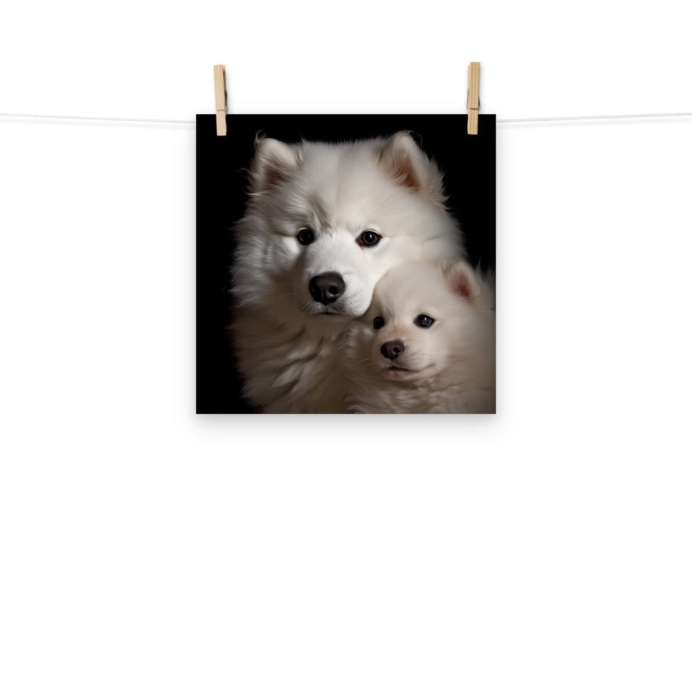 Samoyed Photo paper poster - PosterfyAI.com