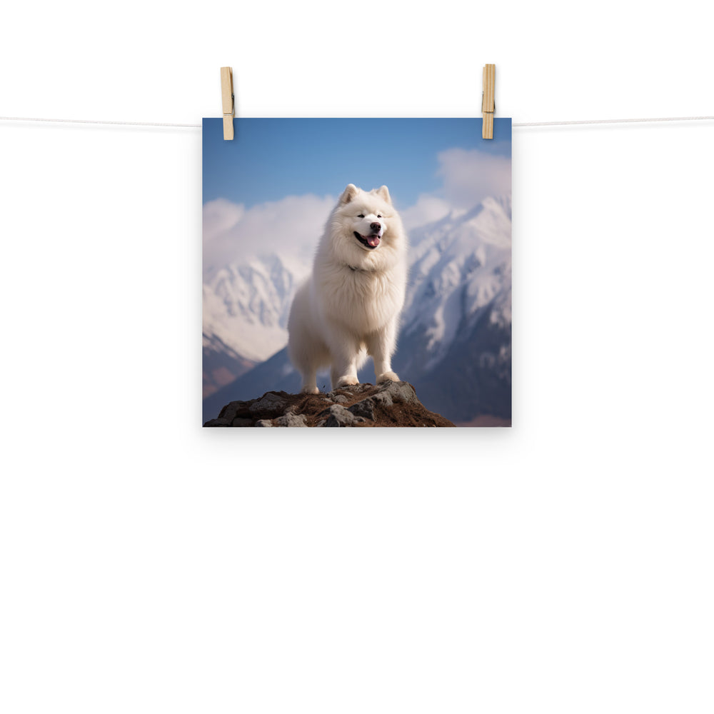 Samoyed Photo paper poster - PosterfyAI.com