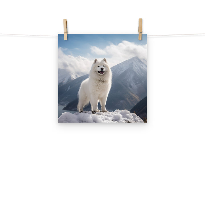 Samoyed Photo paper poster - PosterfyAI.com