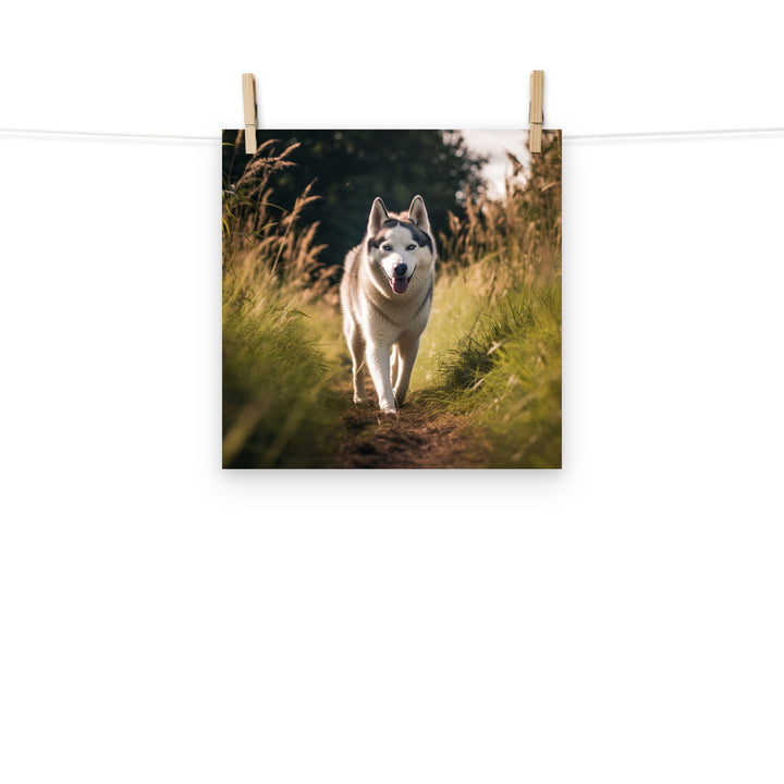 Siberian Husky Photo paper poster - PosterfyAI.com