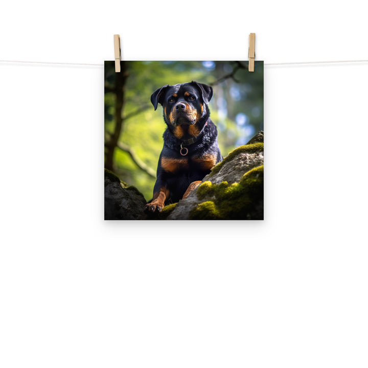 Rottweiler Photo paper poster - PosterfyAI.com