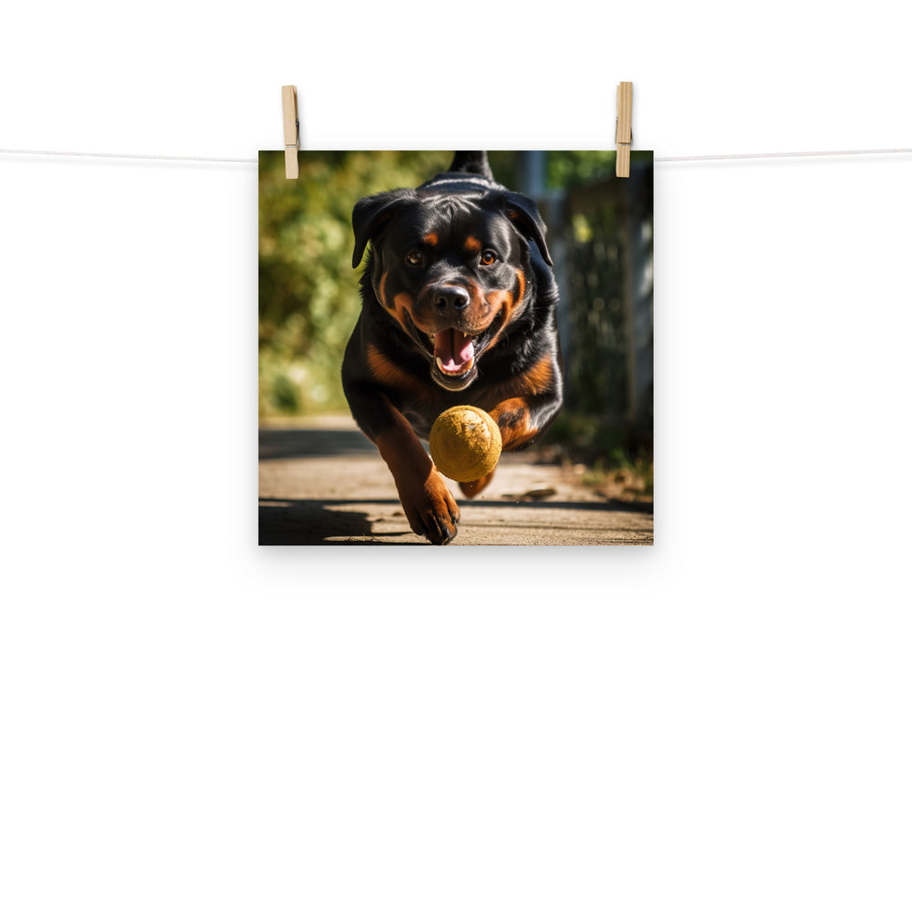 Rottweiler Photo paper poster - PosterfyAI.com