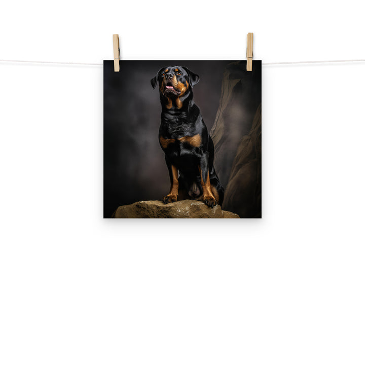 Rottweiler Photo paper poster - PosterfyAI.com