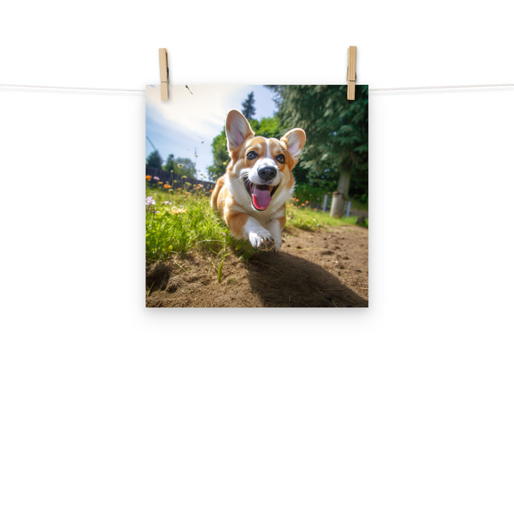 Welsh Corgi Photo paper poster - PosterfyAI.com