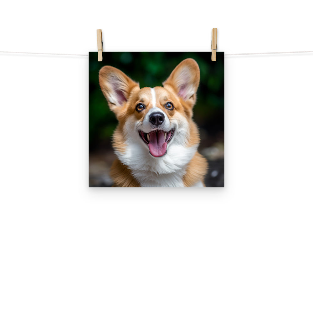 Welsh Corgi Photo paper poster - PosterfyAI.com