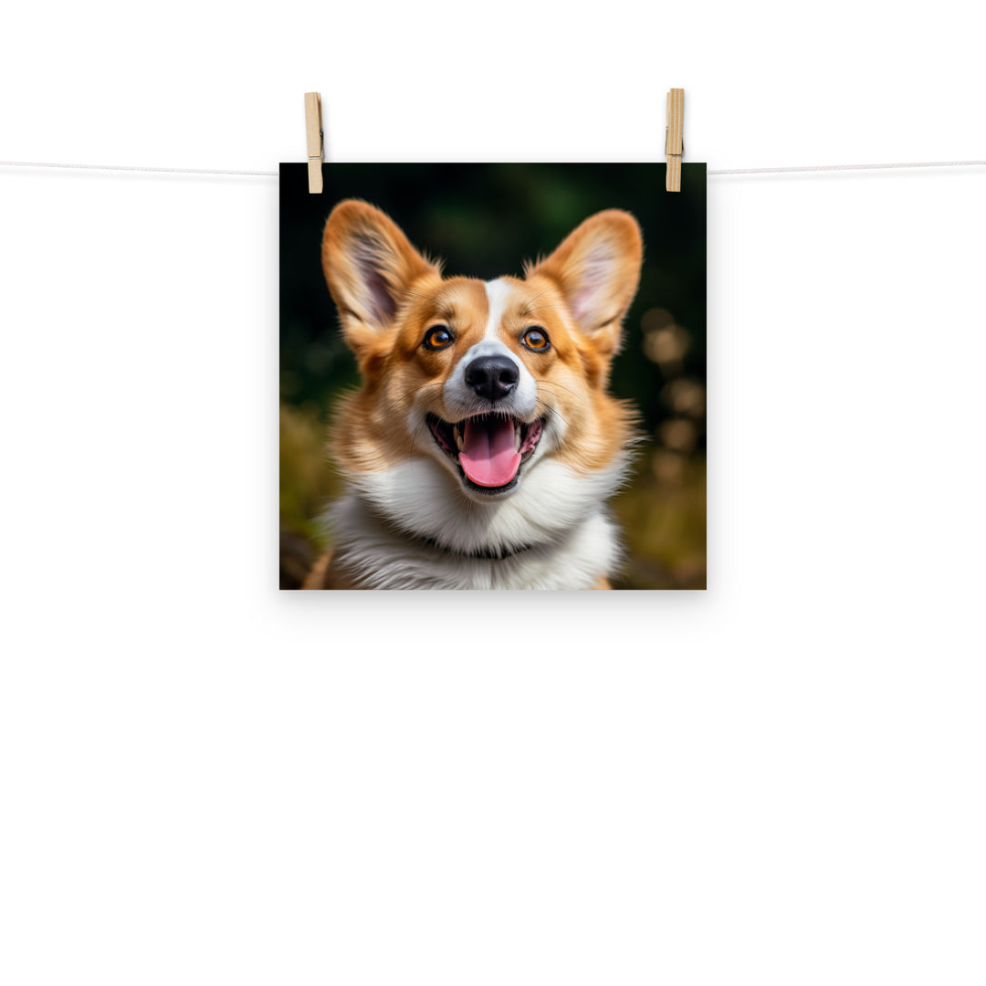 Welsh Corgi Photo paper poster - PosterfyAI.com