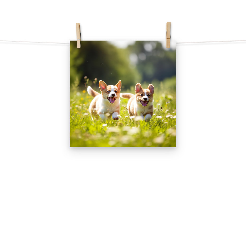 Welsh Corgi Photo paper poster - PosterfyAI.com