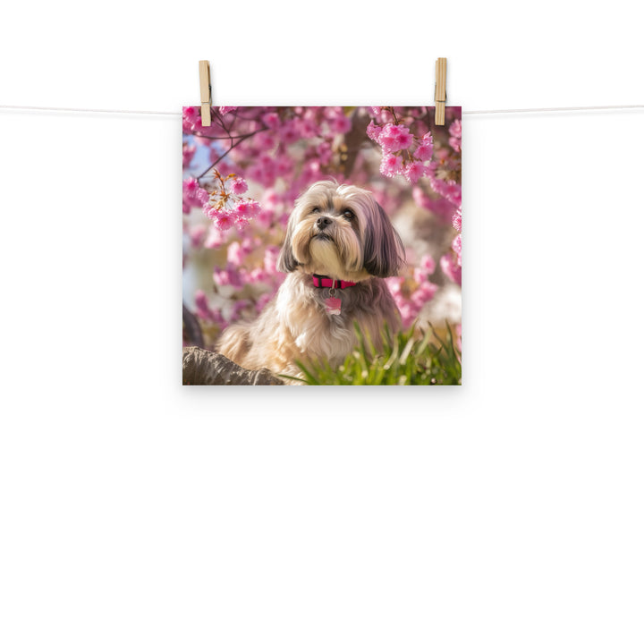 Lhasa Apso Photo paper poster - PosterfyAI.com