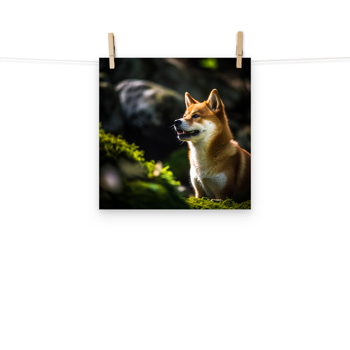 Shiba Inu Photo paper poster - PosterfyAI.com