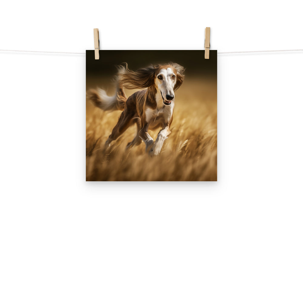 Saluki Photo paper poster - PosterfyAI.com