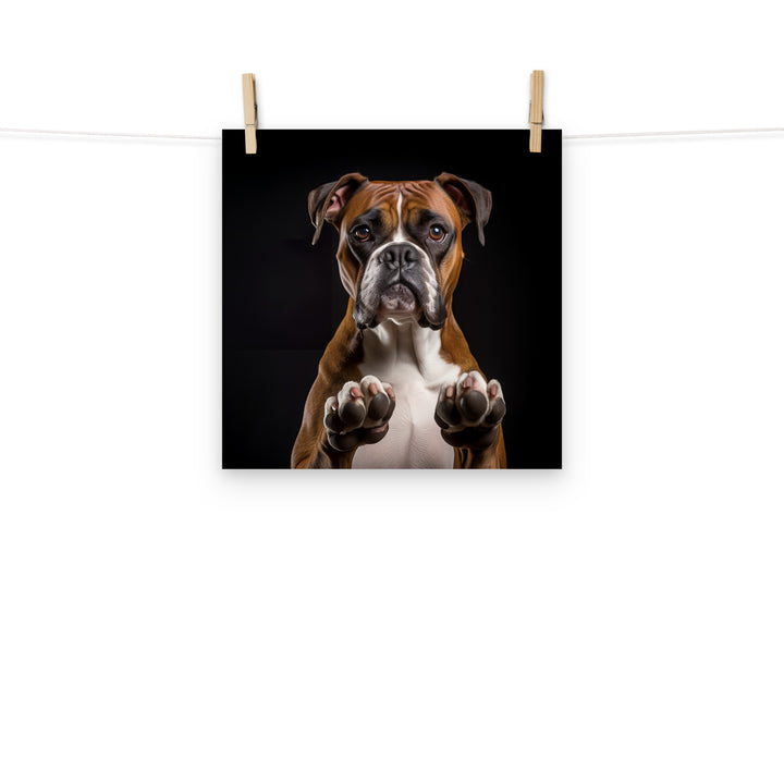 Boxer Photo paper poster - PosterfyAI.com