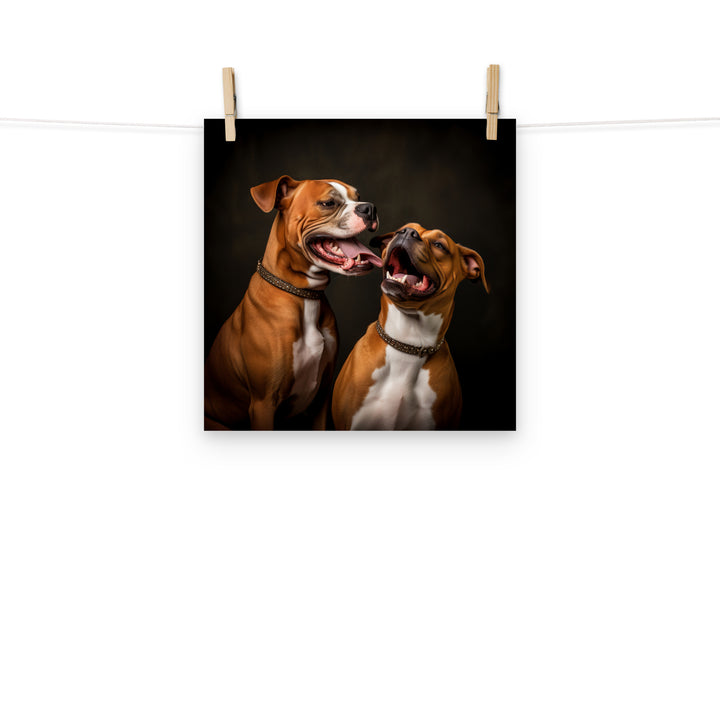 Boxer Photo paper poster - PosterfyAI.com