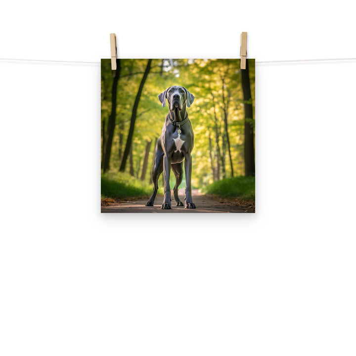 Great Dane Photo paper poster - PosterfyAI.com