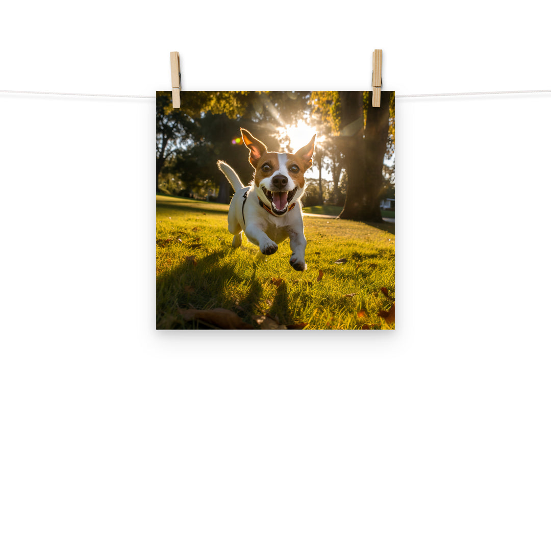 Jack Russell Terrier Photo paper poster - PosterfyAI.com