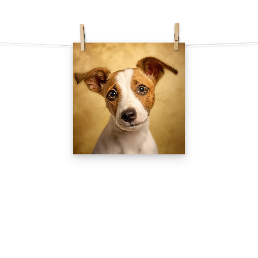 Jack Russell Terrier Photo paper poster - PosterfyAI.com