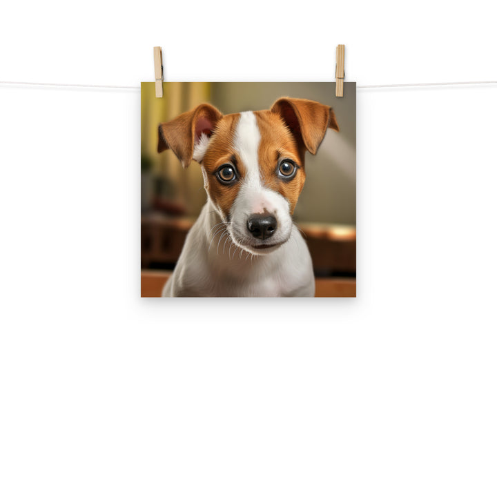 Jack Russell Terrier Photo paper poster - PosterfyAI.com