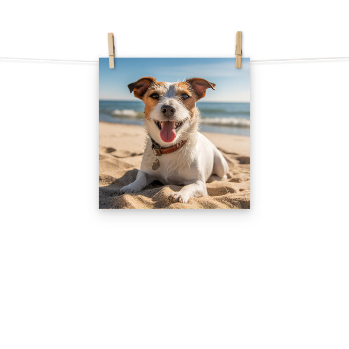 Jack Russell Terrier Photo paper poster - PosterfyAI.com