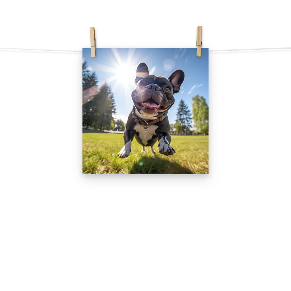 French Bulldog Photo paper poster - PosterfyAI.com