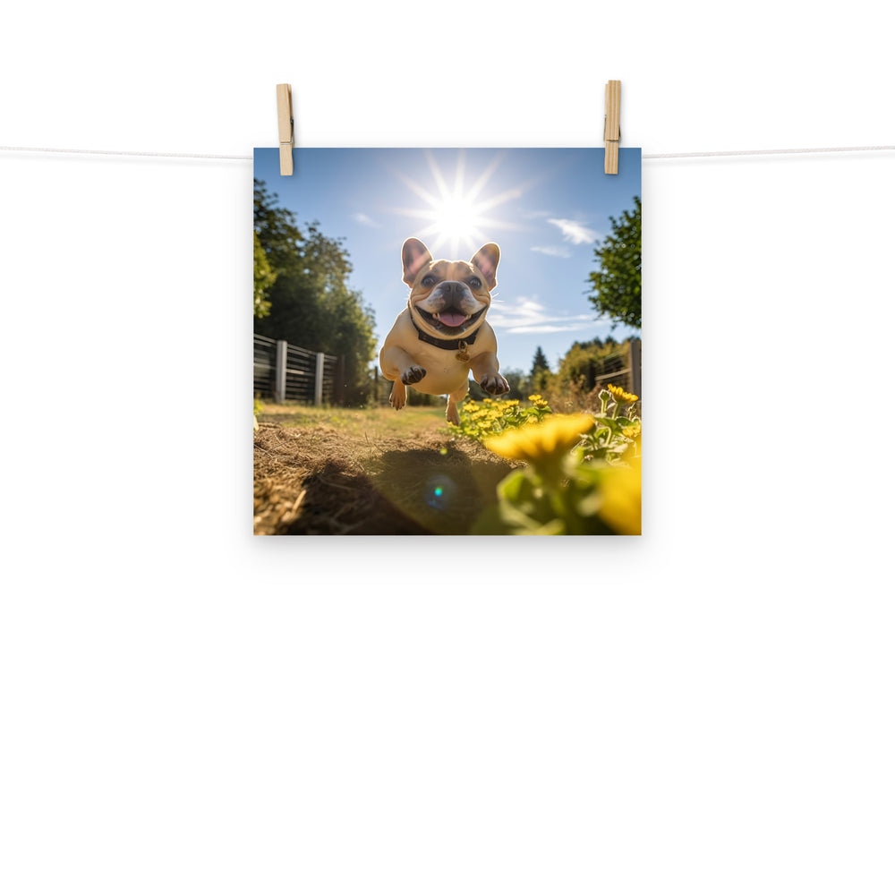 French Bulldog Photo paper poster - PosterfyAI.com