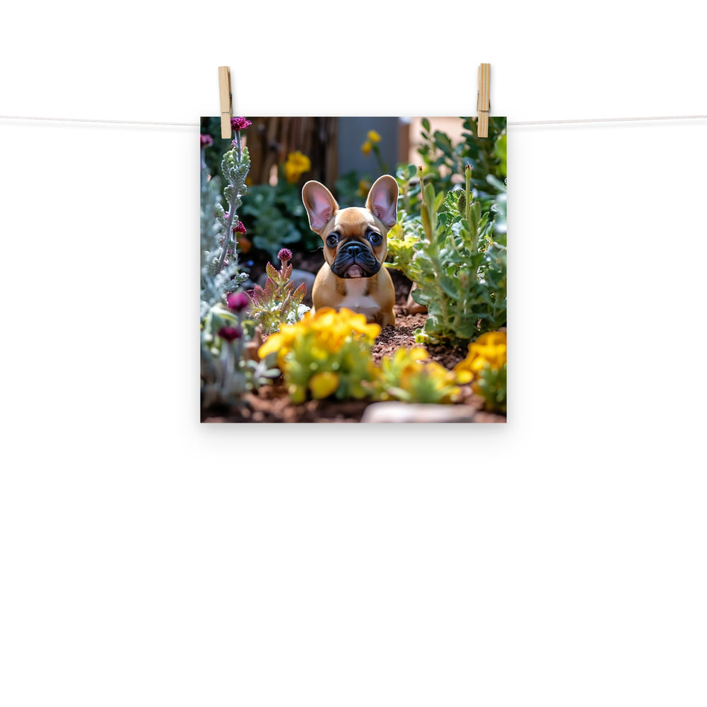 French Bulldog Photo paper poster - PosterfyAI.com