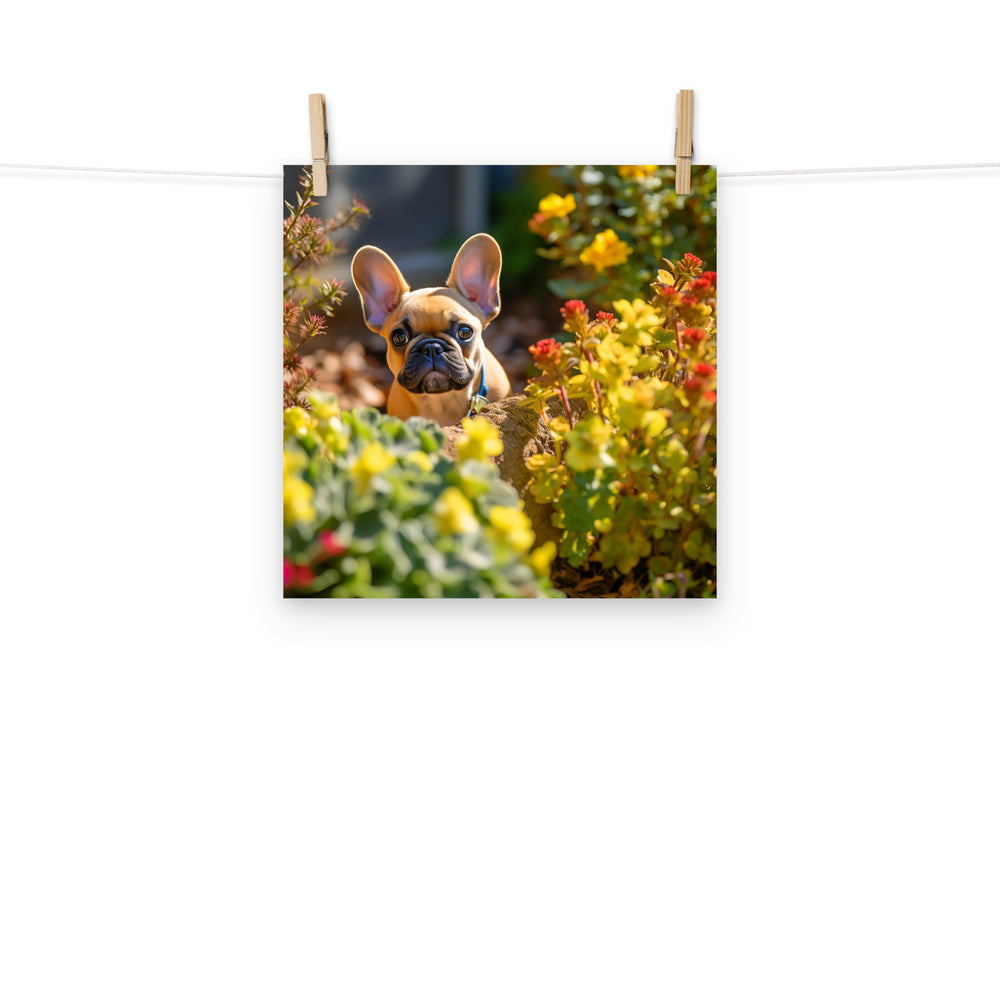 French Bulldog Photo paper poster - PosterfyAI.com